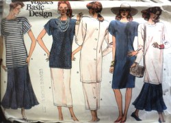 1882 SS-LS BK BUTTON DRESS,TUNIC,TOP,LONG SKIRTS PATTERN 14-18